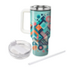 Funky Geometric Bliss Travel Tumblers