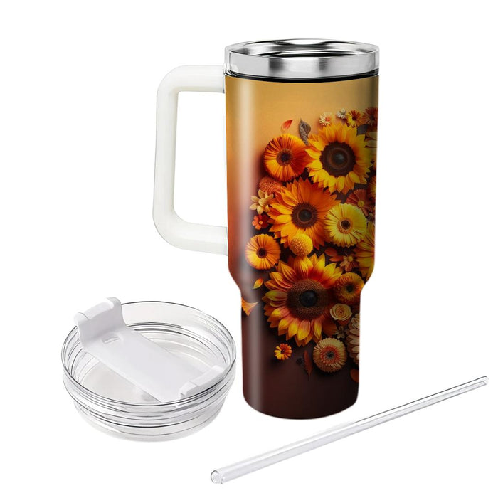 Sunset Petal Dance  Tumbler Cups