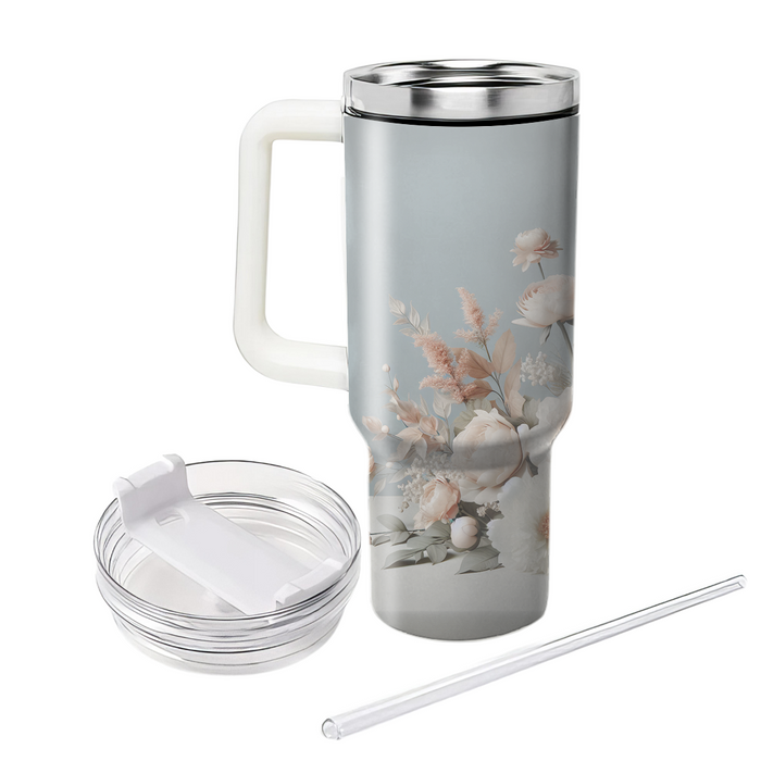 Timeless Floral Romance  Travel Tumblers