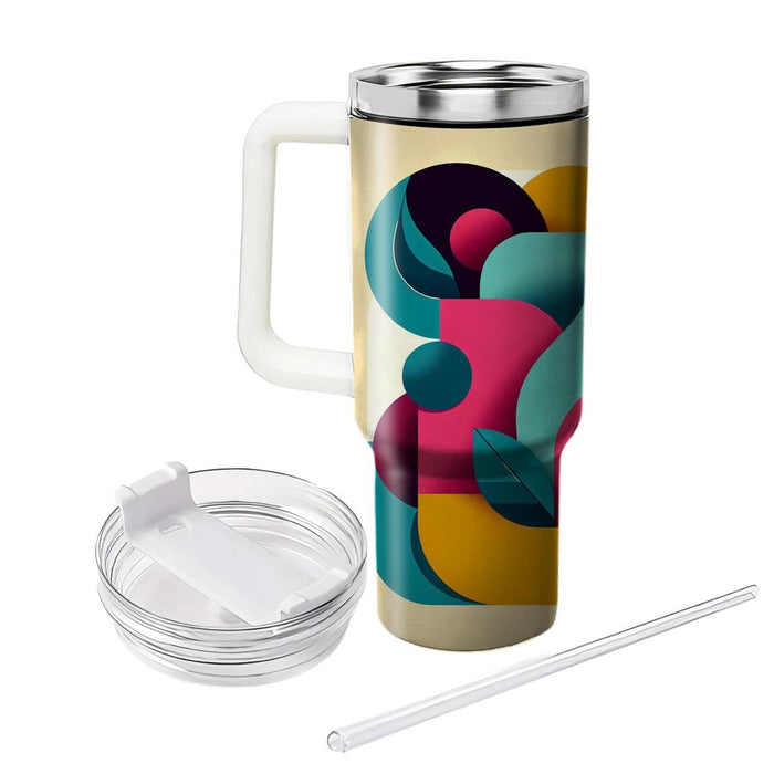 Geometric Abstract Shapes  Travel Tumblers