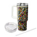 Retro Pattern Mosaic  Decorative Tumblers