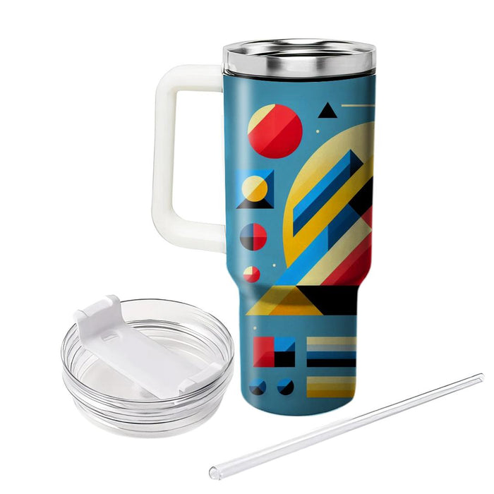 Bold Triangle Patterns  Travel Tumblers