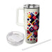 Artful Geometric Collage  Insulated Tumblers