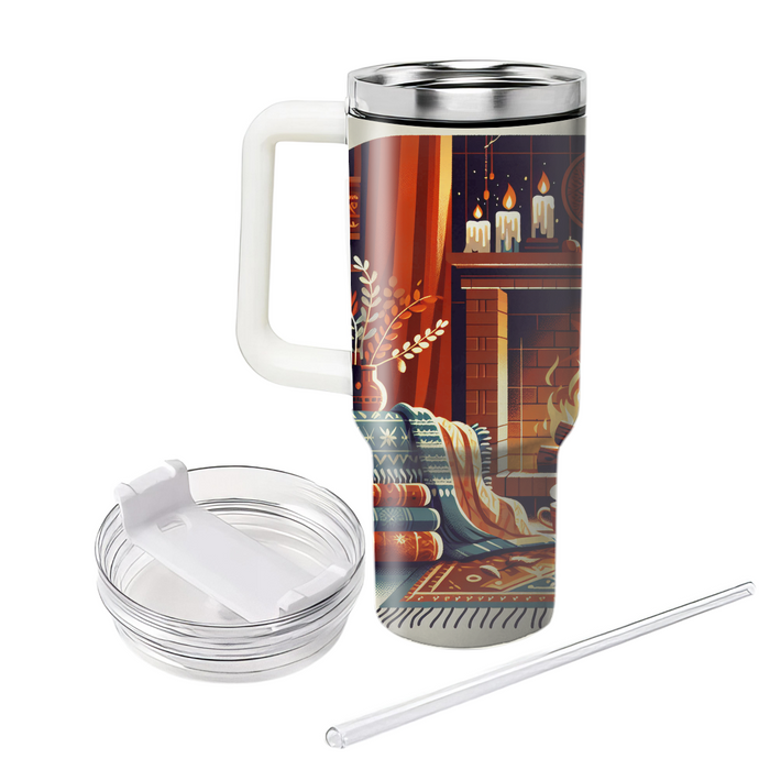 Autumn Fireside  Travel Tumblers