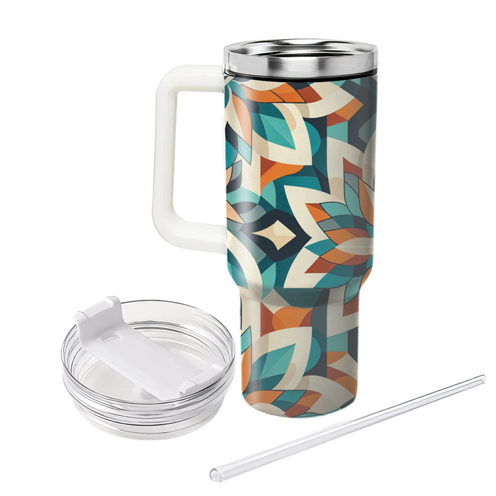 Artistic Geometric Petals  Insulated Tumblers