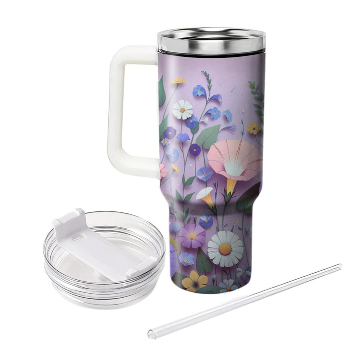 Whimsical Flower Fairytale  Unique Tumblers