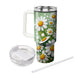 Whimsical Daisy Meadow  Personalized Tumblers