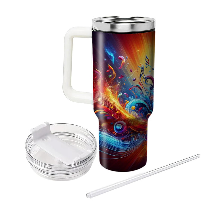 The Rhythm Of Celebration - A Music Festival  Custom Tumblers