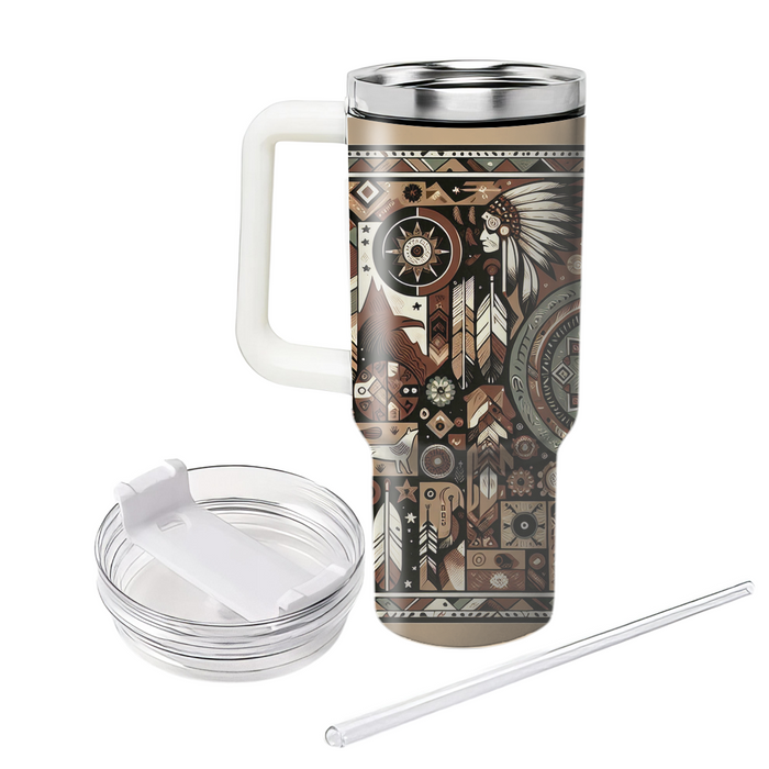 Timeless Wisdom - Indigenous Peoples Day  Custom Tumblers