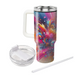 Abstract Bliss - An Artful Holi  Personalized Tumblers