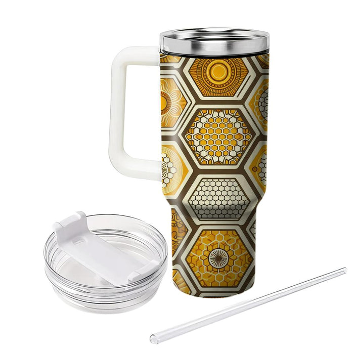 Honeycomb Harmony  Travel Tumblers