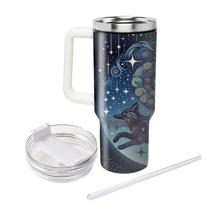 Celestial Fox Dream Travel Tumblers