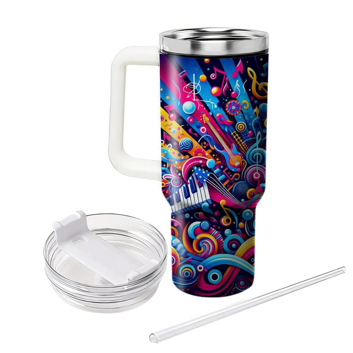 Vibrant Echoes - Festival Of Music  Decorative Tumblers