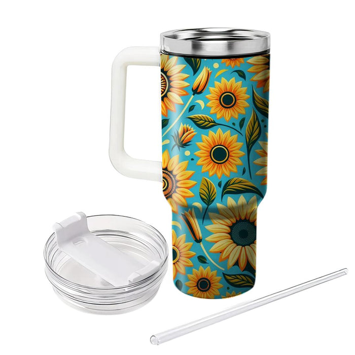 Vibrant Sunflower Field  Tumblers For Gifts