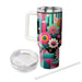 Retro Funky Flora  Tumblers For Gifts