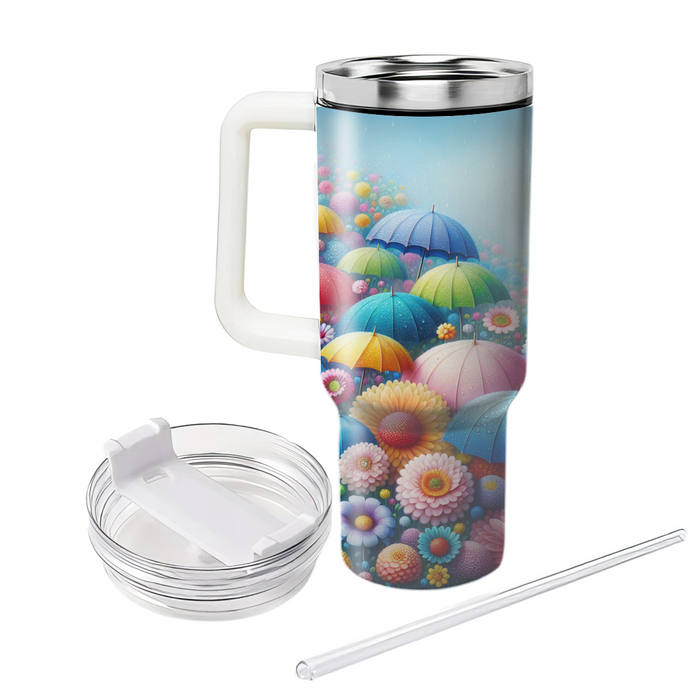 Spring Refreshing Rain  Custom Tumblers