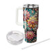 Whimsical Floral Pattern  Travel Tumblers