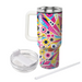 Colorful Confetti Splash Custom Tumblers