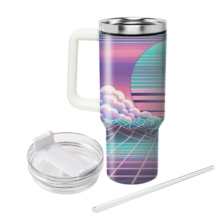 Vaporwave Landscape  Custom Tumblers