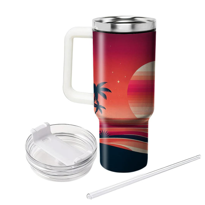 Sunset Silhouette Serenity  Unique Tumblers