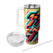 Bold Zigzag Zest  Tumbler Cups