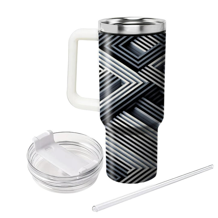 Sleek Modern Lines  Tumblers With Lids