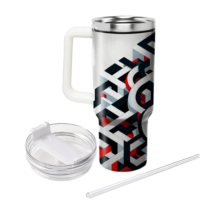 Geometric Tangle Design  Insulated Tumblers