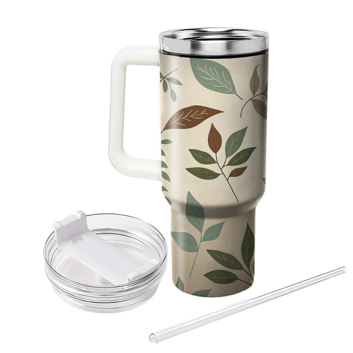 Whimsical Leaf Patterns  Travel Tumblers