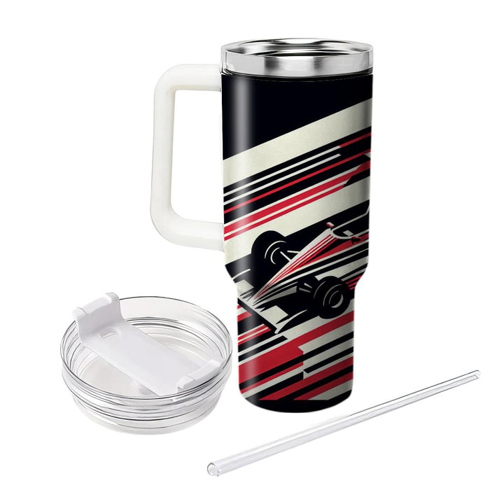 Vintage Racing Stripes  Tumbler Cups