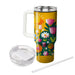 Sunny Days Flower Patch  Unique Tumblers