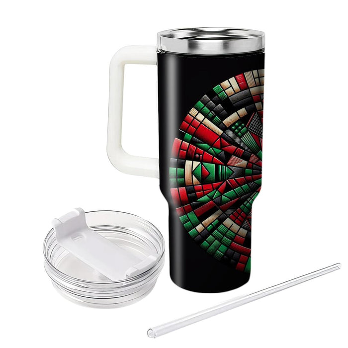 Woven Connections - A Kwanzaa Tribute  Tumblers With Lids