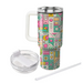 Quirky Doodle Art  Insulated Tumblers