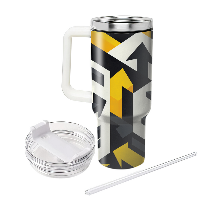 Geometric Arrows  Decorative Tumblers