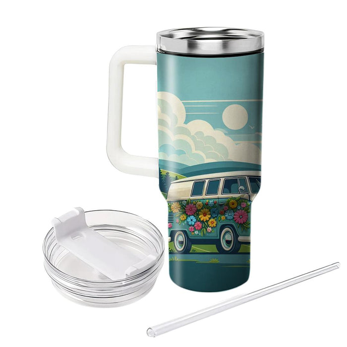 Hippie Van Adventure  Decorative Tumblers