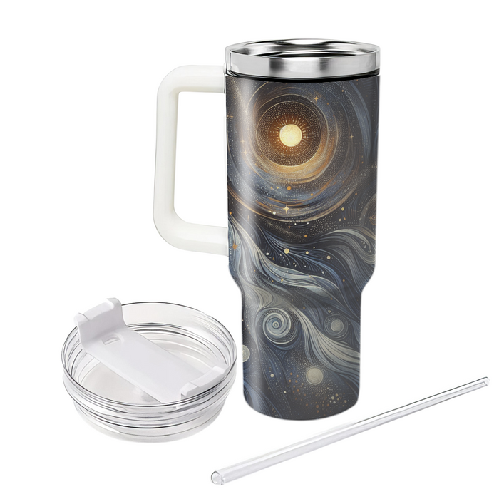 Galactic Solstice - A Cosmic Yule Celebration  Custom Tumblers