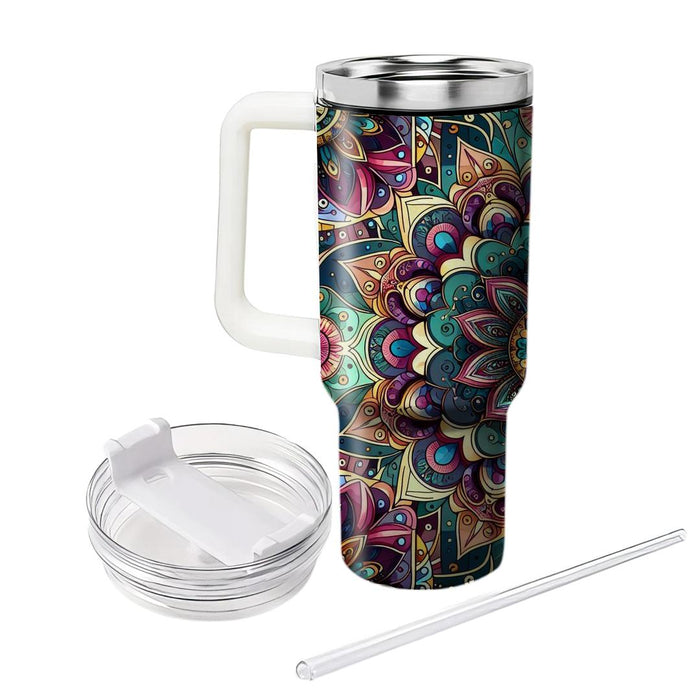 Vibrant Mandala Fusion  Decorative Tumblers