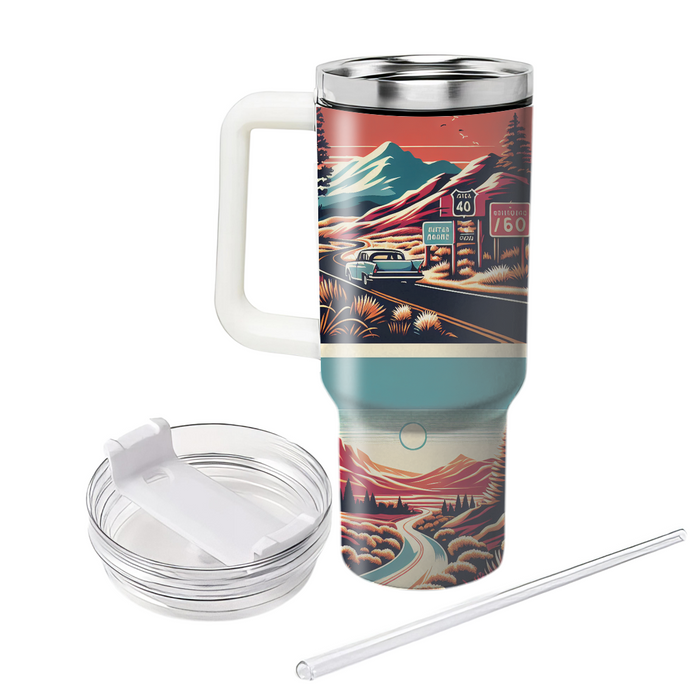 Classic Americana Road Trip Unique Tumblers