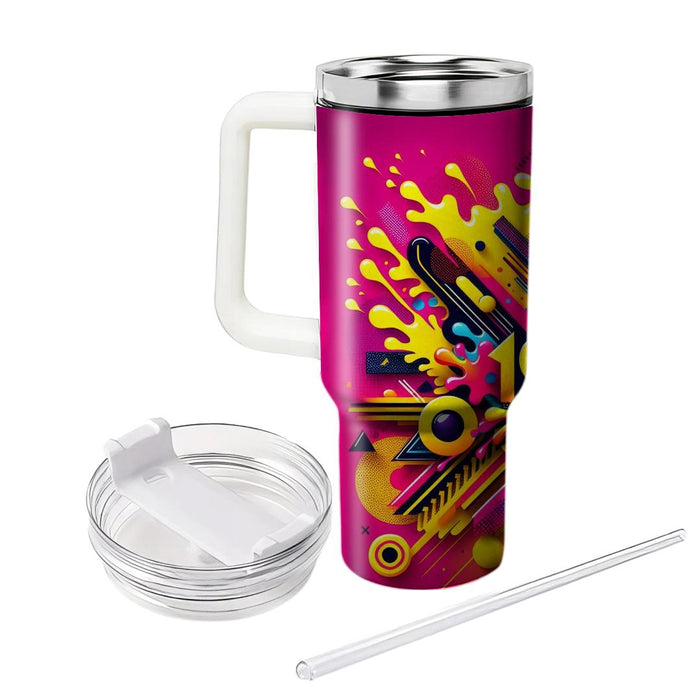 Rad Retro Color Burst  Tumblers For Gifts