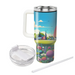 Spring Rainbow  Travel Tumblers