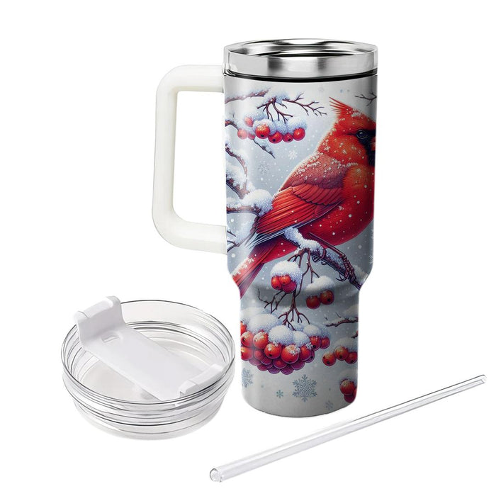 Winter Cardinal Serenade  Tumblers For Gifts