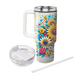 Bright Floral Medley  Travel Tumblers