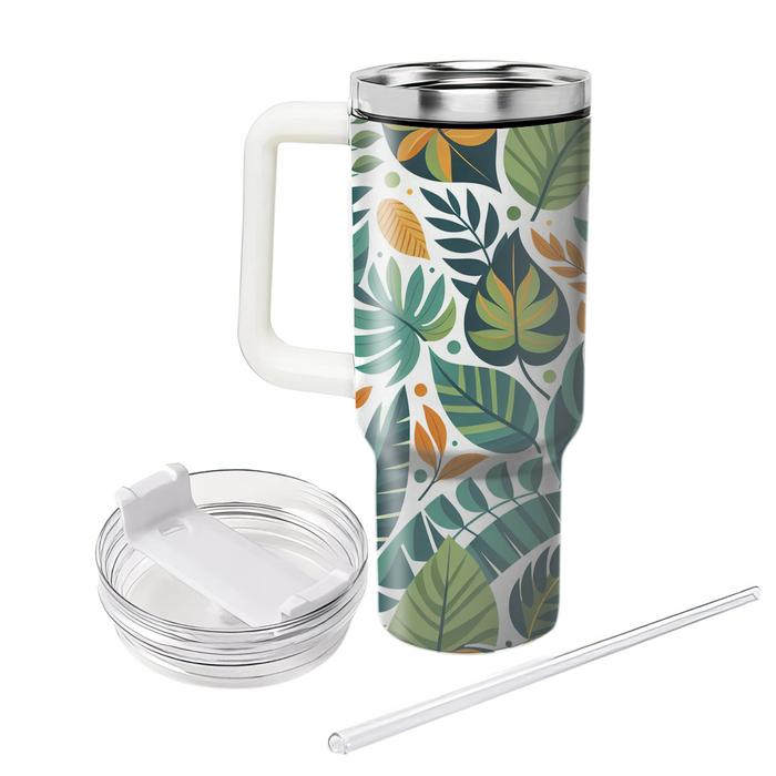 Whimsical Jungle Leaves  Unique Tumblers