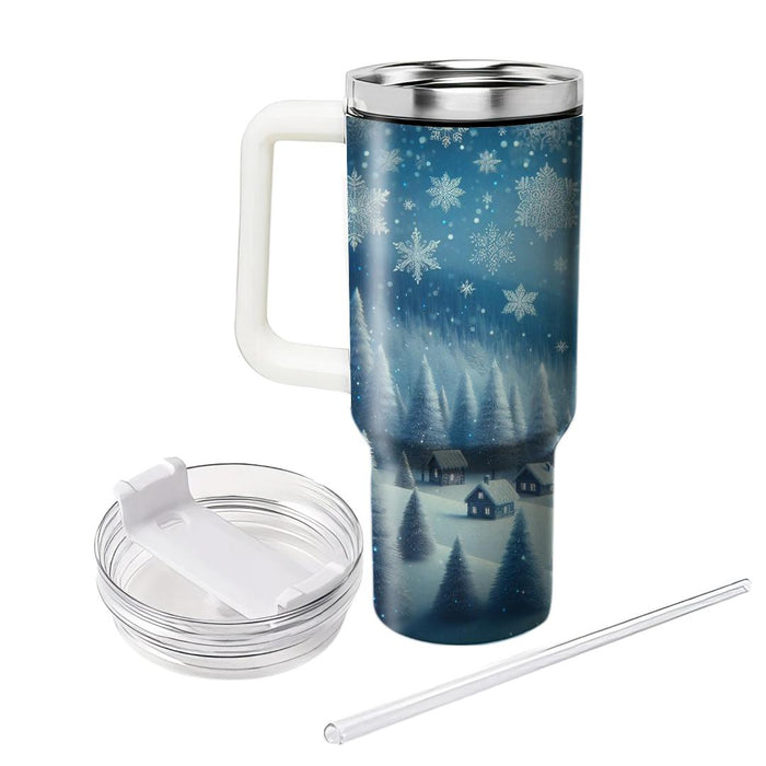 Winter Dreams - A Snow Day Celebration  Custom Tumblers