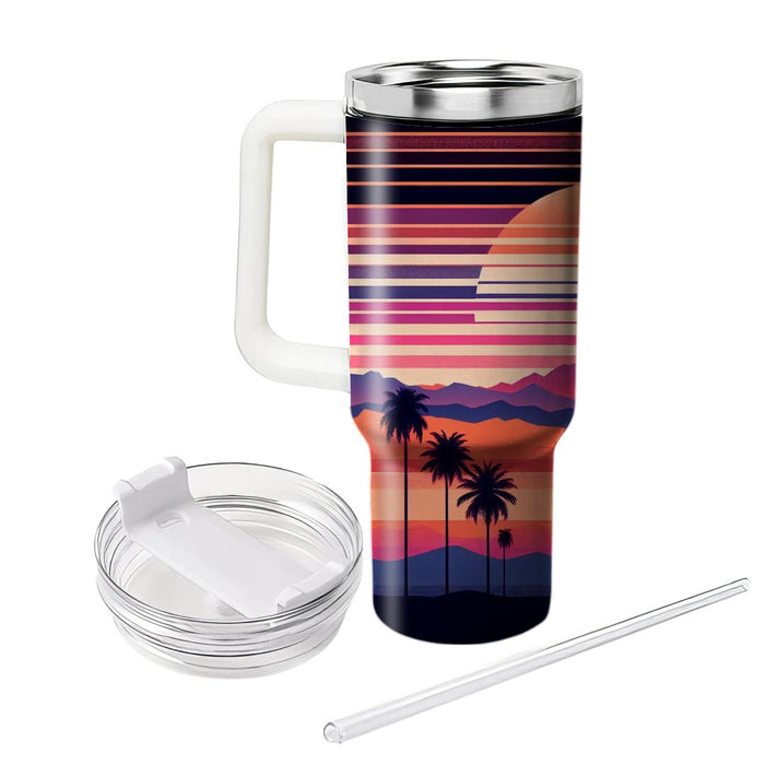 Sunset Boulevard Dream  Personalized Tumblers