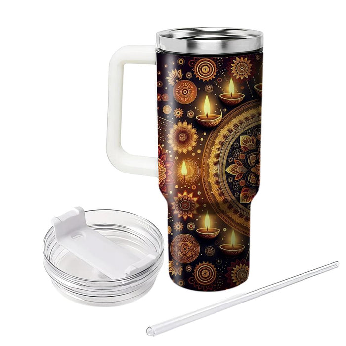 Brilliance Of Lights - A Diwali Celebration  Tumblers With Lids