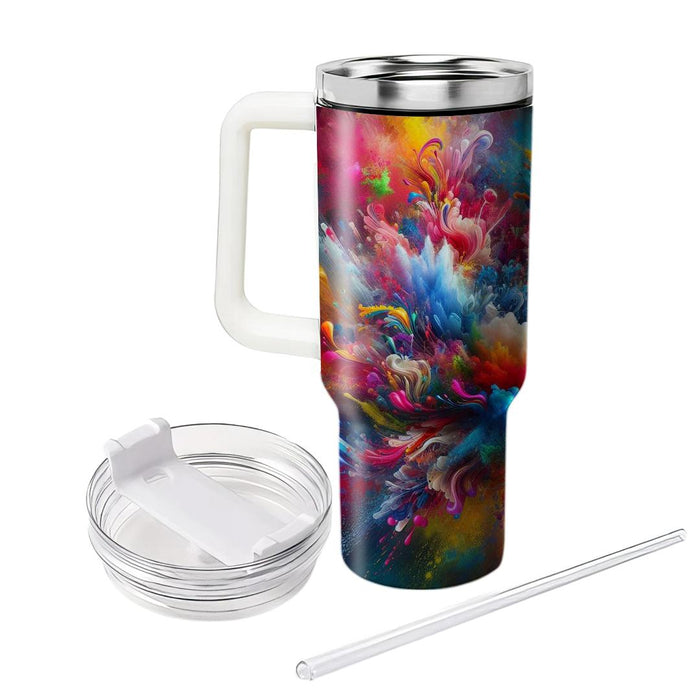 Wonders Of Holi - Festival Of Colors  Decorative Tumblers