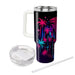 Bright Miami Nights  Tumblers With Lids