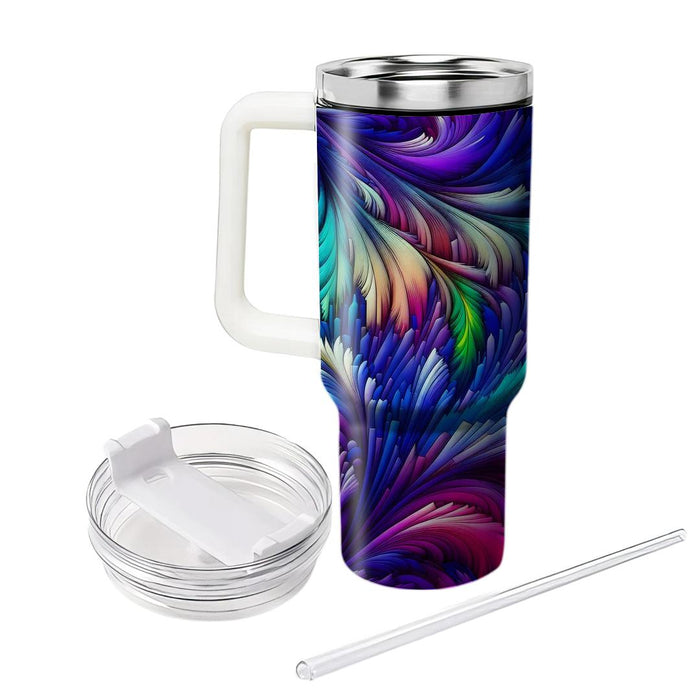 Funky Feathers  Travel Tumblers