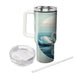 Serene Swan Elegance  Travel Tumblers