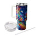 Vibrant Rainbow Seahorse  Decorative Tumblers